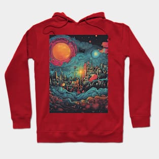 Digital Cityscape Hoodie